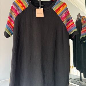 NWT‎ Boomchic Embroidered Sleves Accents size 12